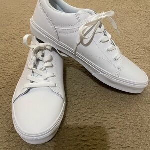 Vans All-White Low-Top Sneakers